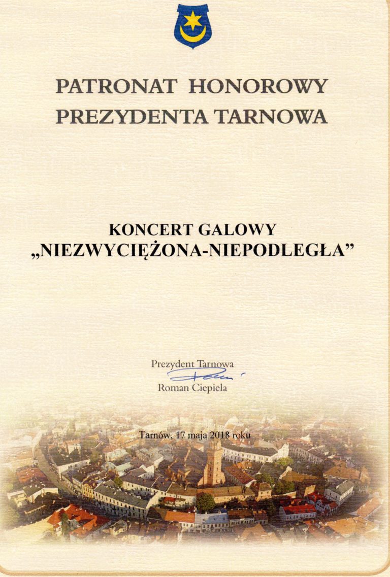 Patronat Honorowy Prezydenta Miasta Tarnów